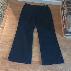 EUC dark denim NYDJ sz 10 petite trouser jeans